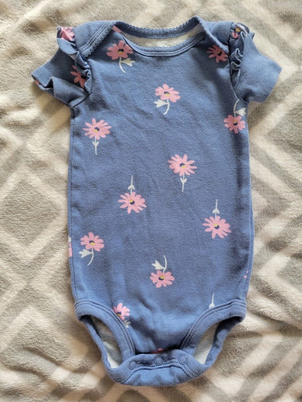 Baby girls size 6-9 months onesie